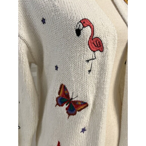 Johnny Was Sabina Long Cardigan Embroidered Size Small EUC - Picture 4 of 11